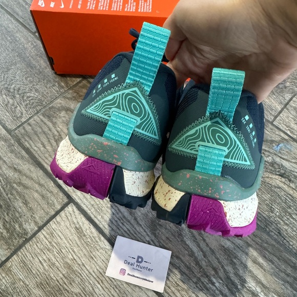 Nike Wildhorse 8 Men’s Trail Running Shoes - Teal and Pink DR2686 401 - Picture 8 of 14
